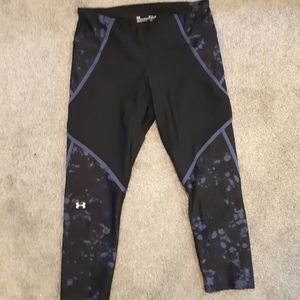 UA capri length sport leggings, size XL, like new